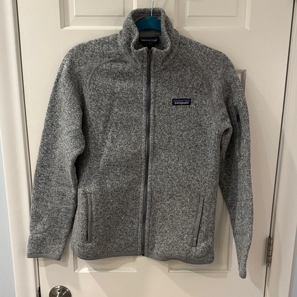 Patagonia Women’s Better Sweater Fleece Zip Up, Heather Gray